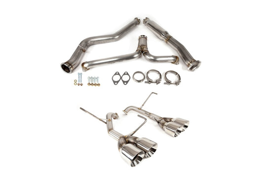 Nameless Performance Cat Back Exhaust System w/ Muffler Delete Subaru Models (inc. 2015-2018 STI / 2015-2021 WRX)