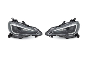 OLM Sequential Style Headlights w/ 6000k HID Scion FR-S 2013-2016 / Subaru BRZ 2013+ / Toyota 86 2017+