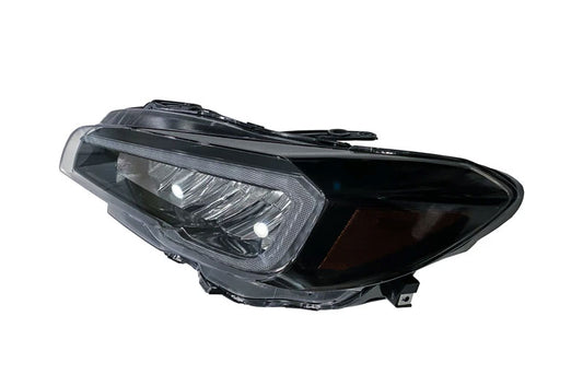 Sticker Fab Dark Smoke OLM Hikari Headlight Overlay - 15-20 WRX / 15-20 STI -