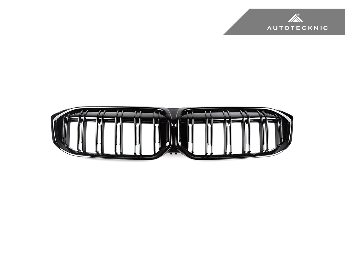 AutoTecknic Dual-Slats Gloss Black Front Grille - G20 3-Series LCI - Graveyard Performance