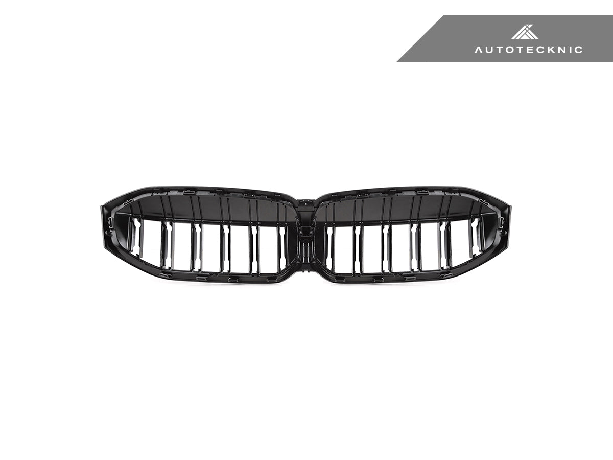 AutoTecknic Dual-Slats Gloss Black Front Grille - G20 3-Series LCI - Graveyard Performance