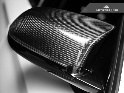 AutoTecknic Replacement Carbon Fiber Mirror Covers - F85 X5M | F86 X6M - Graveyard Performance