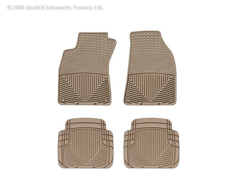 WT Rubber Mats - Rear - Tan - Graveyard Performance