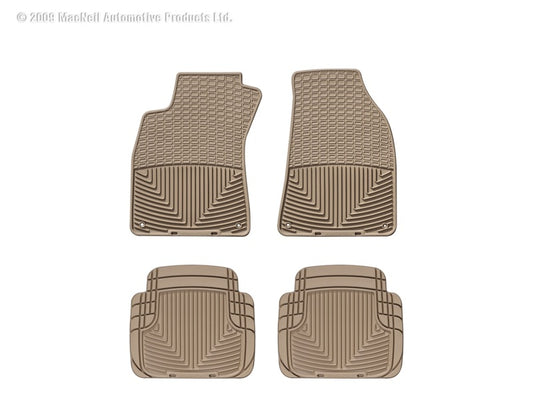 WT Rubber Mats - Rear - Tan - Graveyard Performance
