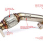 GrimmSpeed Up Pipe 3-Bolt Inlet Subaru 02-21 Turbo EJ Engines Equipped w/3-Bolt Header