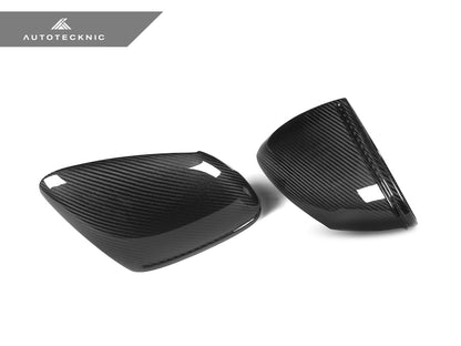 AutoTecknic Replacement Dry Carbon Mirror Covers - Porsche 9J1 Taycan - Graveyard Performance