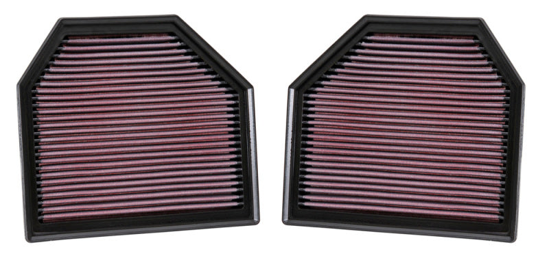 K&N Replacement Air Filter for 11-14 BMW M5/M6 4.4L V8 / 2015 M4/M3 3.0L I6  (2 per box) - Graveyard Performance