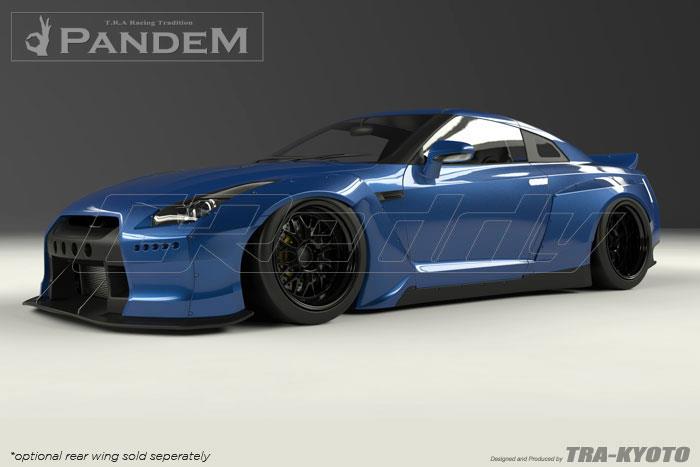 GReddy Nissan GTR R35 Version 2 Pandem X Rocket Bunny Rear Under Diffuser - Graveyard Performance