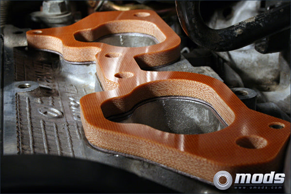 GrimmSpeed Phenolic Thermal Manifold Spacer 8mm For 02-14 Subaru WRX 04-21 STI EJ LGT/FXT - Graveyard Performance