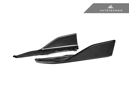 AutoTecknic Carbon Fiber Side Skirt Winglets - G42 2-Series - Graveyard Performance