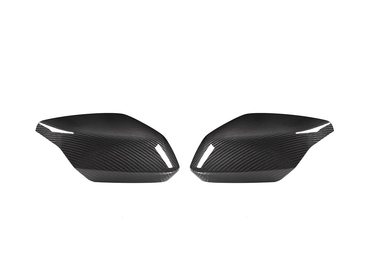 AutoTecknic Replacement Dry Carbon Mirror Covers - Chevrolet C8 Corvette - Graveyard Performance