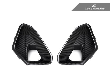 AutoTecknic Carbon Fiber Front Bumper Air Vent Set - G06 X6 M-Sport LCI - Graveyard Performance