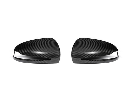 AutoTecknic Replacement Version II Dry Carbon Mirror Covers - Mercedes-Benz W238 E-Class Coupe