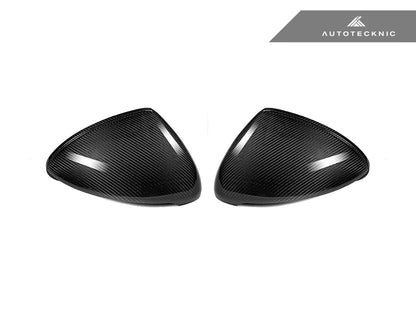 AutoTecknic Replacement Dry Carbon Mirror Covers - Porsche 958.2 Cayenne - Graveyard Performance