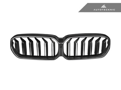 AutoTecknic Dry Carbon Fiber Dual-Slats Front Grilles - G30 5-Series LCI - Graveyard Performance
