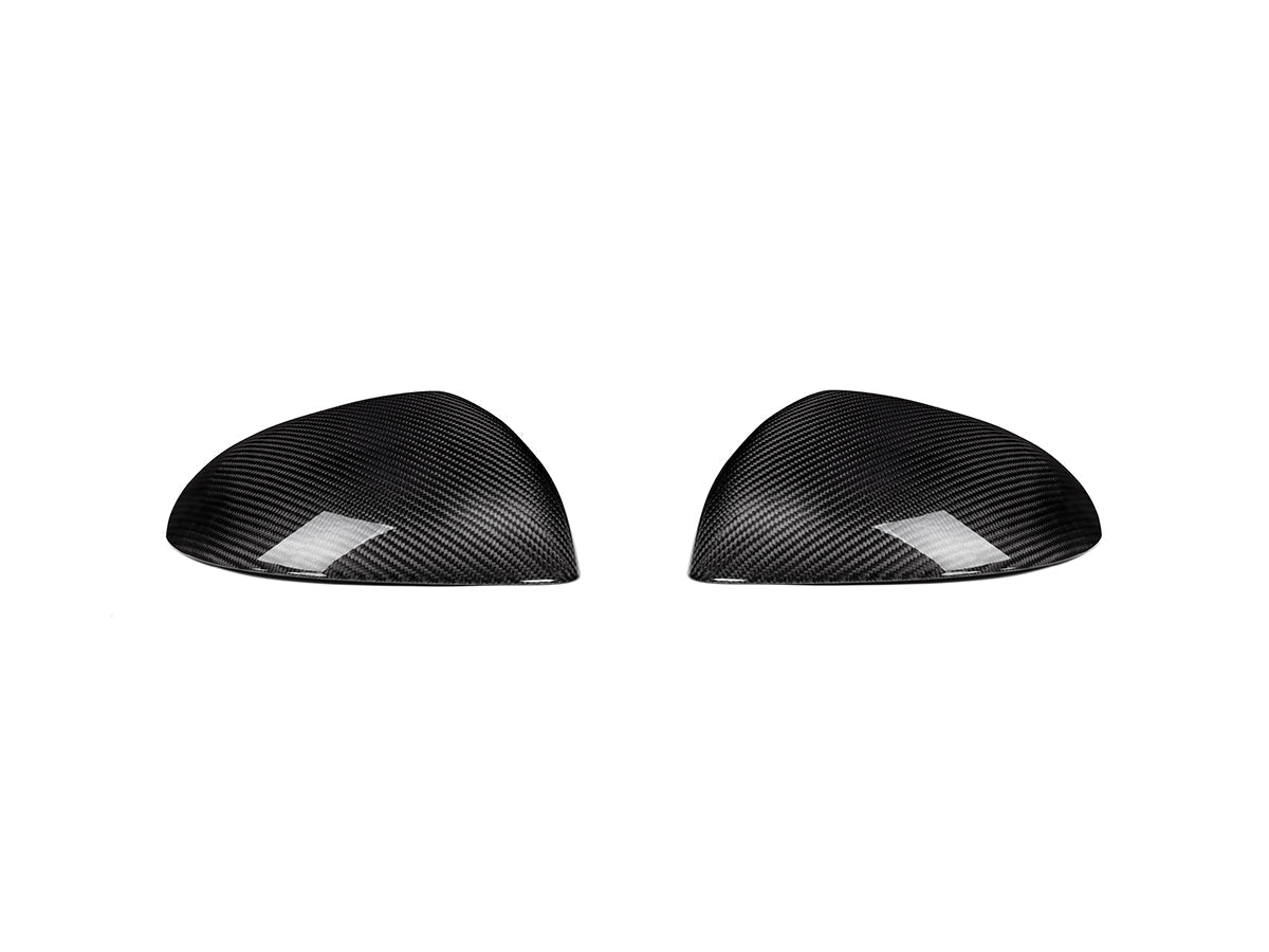 AutoTecknic Replacement Dry Carbon Mirror Covers - Mercedes-Benz W206 C-Class - Graveyard Performance