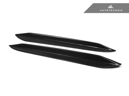 AutoTecknic Dry Carbon Rear Fin Set - F96 X6M | G06 X6 - Graveyard Performance