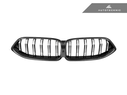 AutoTecknic Dry Carbon Dual-Slats Front Grille - F91/ F92/ F93 M8 - Graveyard Performance