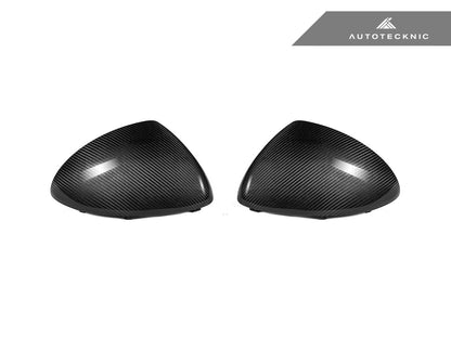 AutoTecknic Replacement Dry Carbon Mirror Covers - Porsche 958 Cayenne - Graveyard Performance