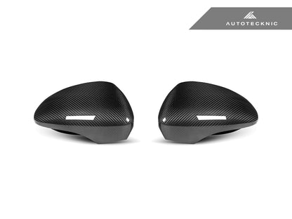 AutoTecknic Replacement Dry Carbon Mirror Covers - Porsche 971 Panamera - Graveyard Performance
