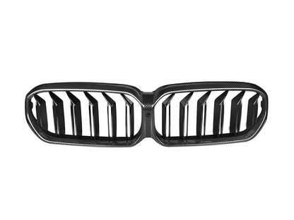 AutoTecknic Dry Carbon Fiber Dual-Slats Front Grilles - G30 5-Series LCI