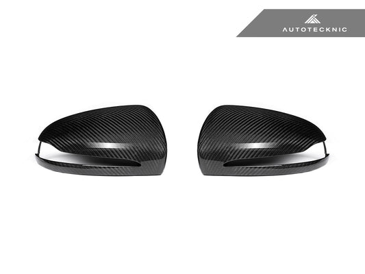 AutoTecknic Replacement Version II Dry Carbon Mirror Covers - Mercedes-Benz W238 E-Class Coupe