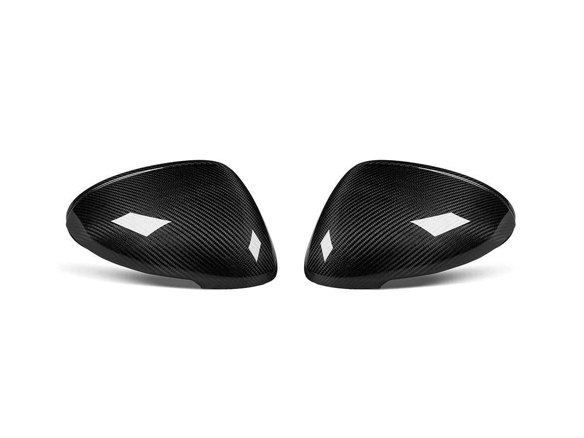 AutoTecknic Replacement Dry Carbon Mirror Covers - Porsche 95B Macan - Graveyard Performance