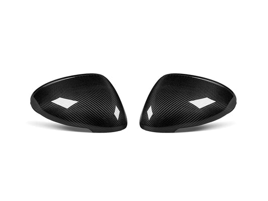 AutoTecknic Replacement Dry Carbon Mirror Covers - Porsche 95B Macan
