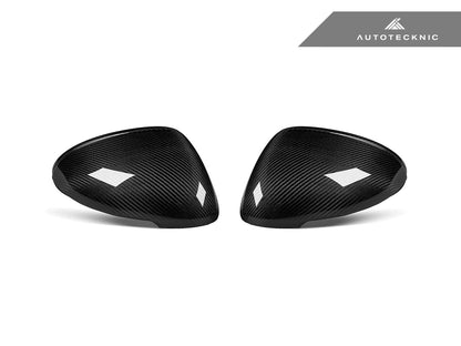 AutoTecknic Replacement Dry Carbon Mirror Covers - Porsche 95B Macan - Graveyard Performance