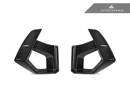 AutoTecknic Dry Carbon Front Bumper Air Vent Set - F97 X3M LCI | F98 X4M LCI - Graveyard Performance