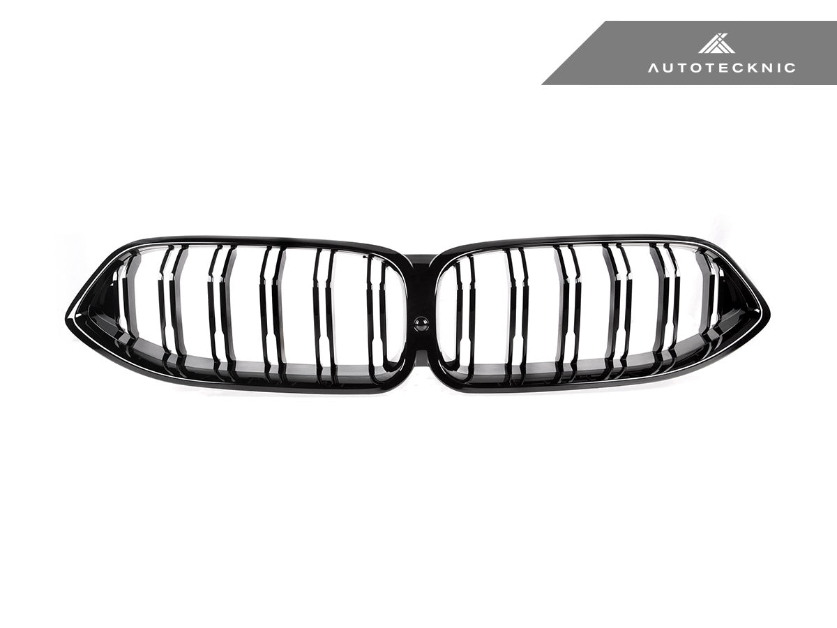 AutoTecknic Dual-Slats Gloss Black Front Grille - G14/ G15/ G16 8-Series - Graveyard Performance