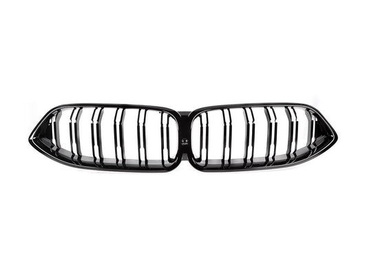 AutoTecknic Dual-Slats Gloss Black Front Grille - G14/ G15/ G16 8-Series