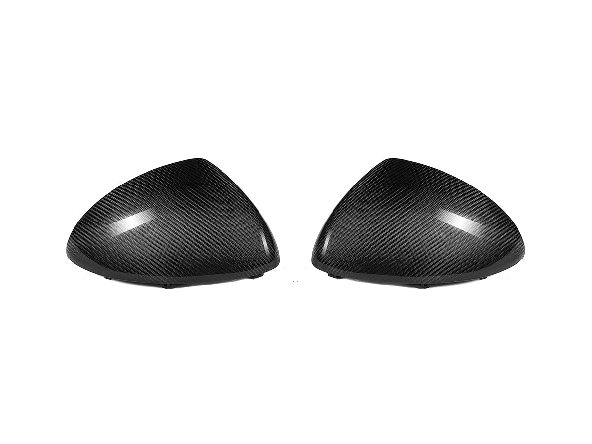 AutoTecknic Replacement Dry Carbon Mirror Covers - Porsche 958 Cayenne - Graveyard Performance