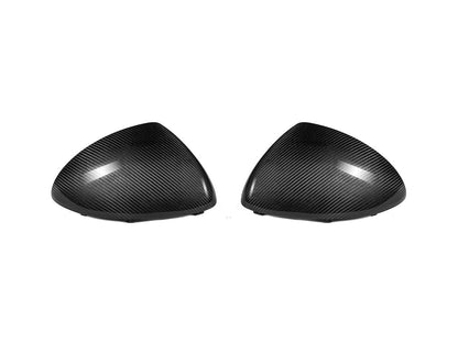 AutoTecknic Replacement Dry Carbon Mirror Covers - Porsche 958 Cayenne - Graveyard Performance