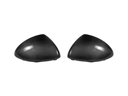 AutoTecknic Replacement Dry Carbon Mirror Covers - Porsche 958 Cayenne