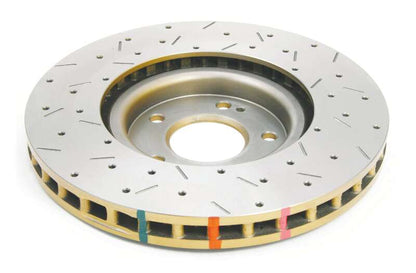 DBA 03-05 Evo 8/9 Front Drilled & Slotted 4000 Series Rotor - Graveyard Performance