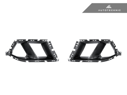 AutoTecknic Dry Carbon Front Bumper Lower Vent Set - G80 M3 | G82/ G83 M4 - Graveyard Performance