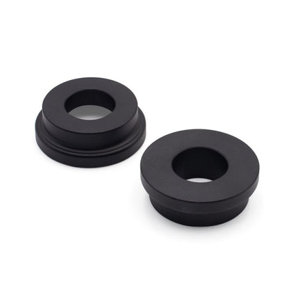 BLOX 2-Piece Billet Aluminum Solid Shifter Bushing B-Series Transmissions - Black - Graveyard Performance