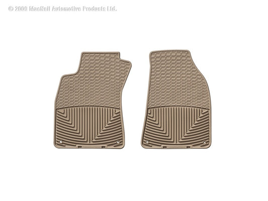 WeatherTech 95-04 Audi A6 Sedan Front Rubber Mats - Tan - Graveyard Performance