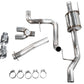 AWE 21-25 Ford F150 (14th Gen Reg Cab) Cat-Back Exhaust - 4.5in Dual Side Exit Chrome Tips