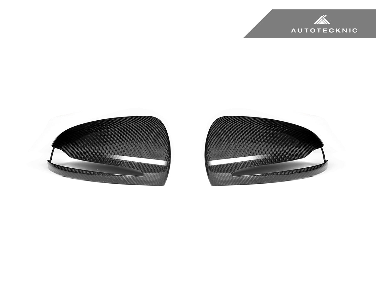 AutoTecknic Replacement Version II Dry Carbon Mirror Covers - Mercedes-AMG X290 GT43 | GT50 | GT53 | GT63