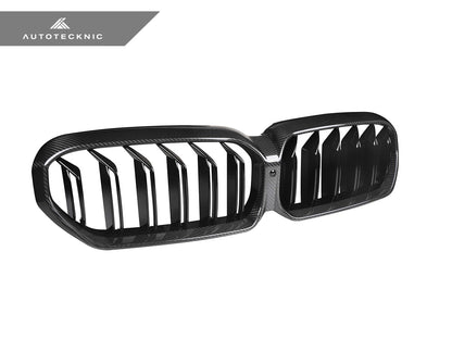 AutoTecknic Dry Carbon Fiber Dual-Slats Front Grilles - G30 5-Series LCI - Graveyard Performance