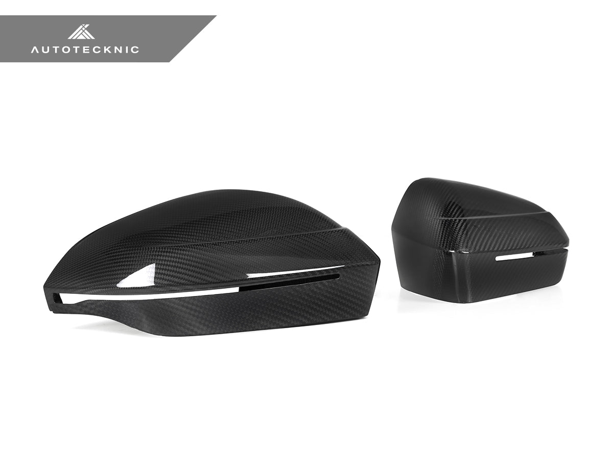 AutoTecknic Dry Carbon Fiber Mirror Cap Set - G60 5-Series | G70 7-Series - Graveyard Performance