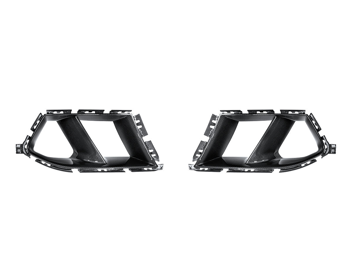 AutoTecknic Dry Carbon Front Bumper Lower Vent Set - G80 M3 | G82/ G83 M4 - Graveyard Performance
