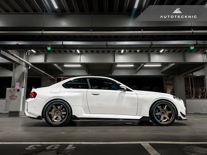 AutoTecknic Dry Carbon Side Skirt Extension Set - G87 M2 - Graveyard Performance