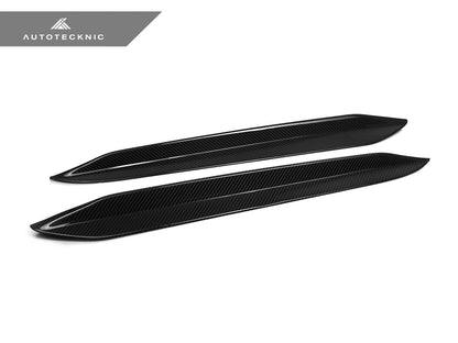 AutoTecknic Dry Carbon Rear Fin Set - F96 X6M | G06 X6 - Graveyard Performance