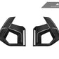 AutoTecknic Dry Carbon Front Bumper Air Vent Set - F97 X3M LCI | F98 X4M LCI