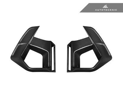 AutoTecknic Dry Carbon Front Bumper Air Vent Set - F97 X3M LCI | F98 X4M LCI - Graveyard Performance