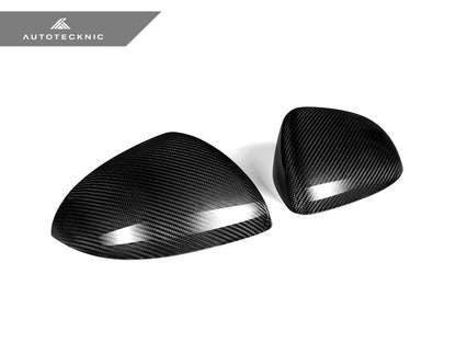 AutoTecknic Replacement Dry Carbon Mirror Covers - Mercedes-Benz W206 C-Class - Graveyard Performance