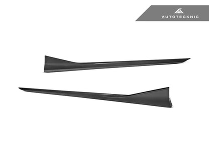 AutoTecknic Dry Carbon Fiber Side Skirt Extension Set - G90/ G99 M5 - Graveyard Performance
